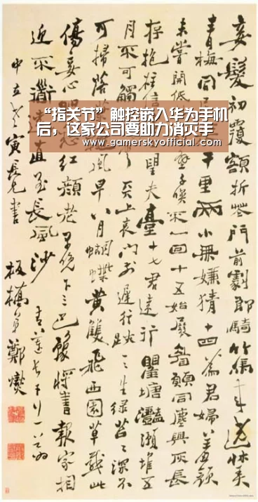 “指关节”触控嵌入华为手机后,这家公司要助力消灭手机“刘海”“星空官网入口”(图1) 星空